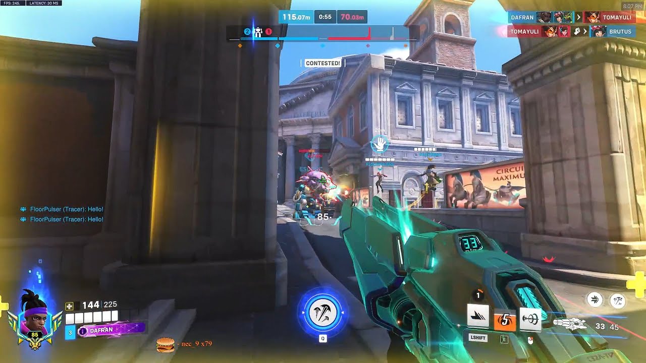 Dafran's Sojourn is ACTUALLY Aimbot... Overwatch 2 Season 19 Top 500