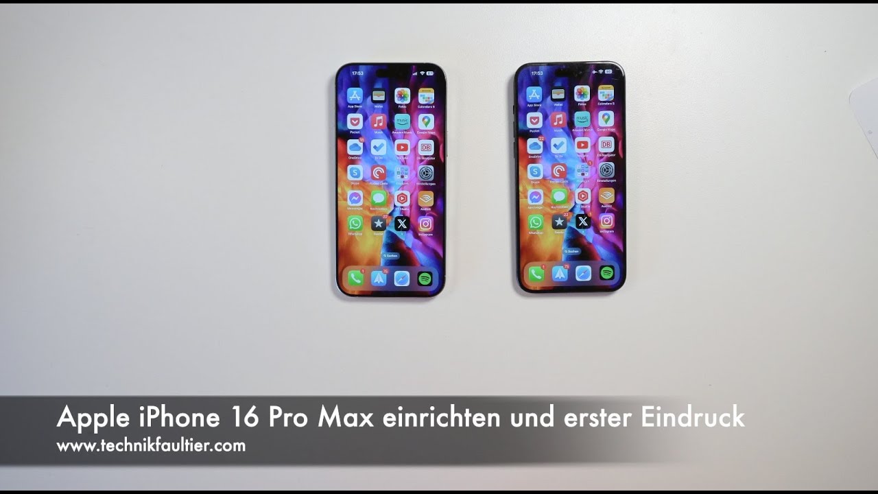 Apple iPhone 16 Pro Max einrichten und erster Eindruck