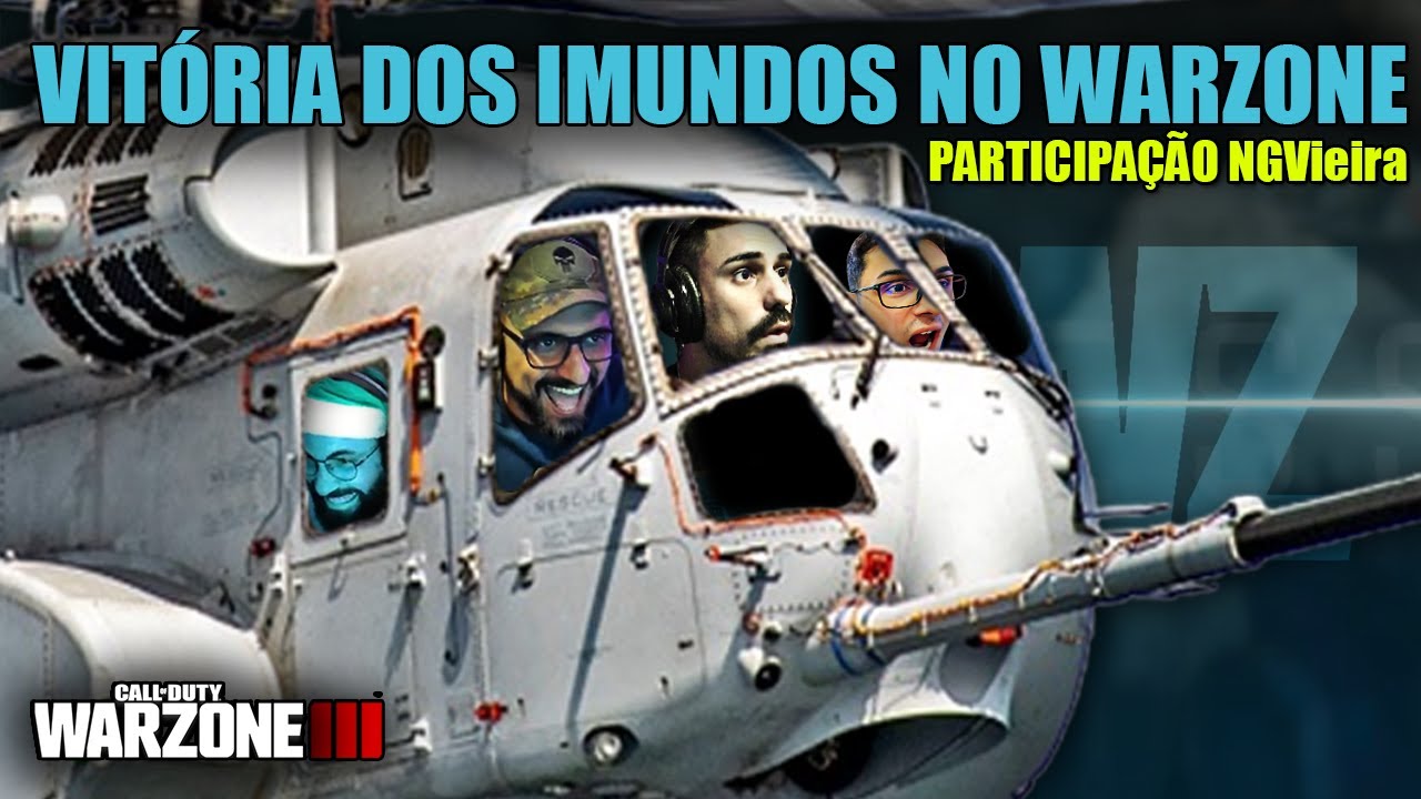 HELICÓPTERO PESADO É NOVO META DO COD WARZONE 3 - VITORIA DOS IMUNDOS - SMZINHO ZANFAS E NGVIEIRA