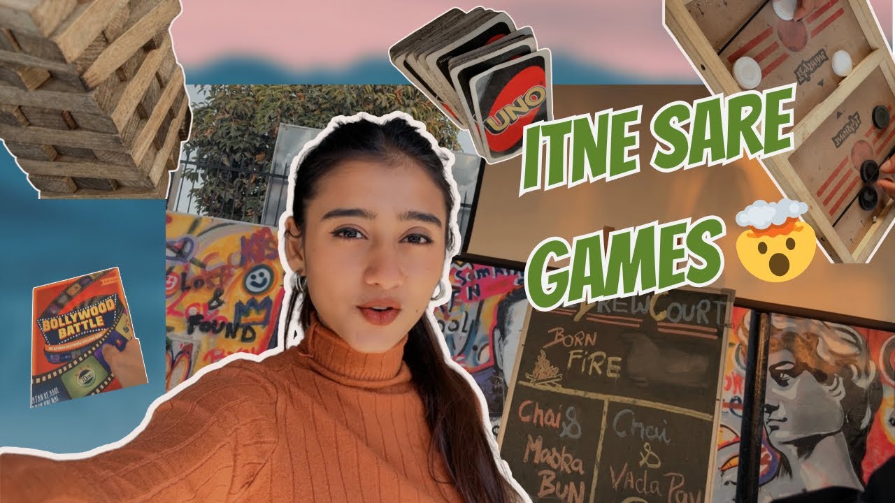 New cafe explore, bhut sare games 🤭😍