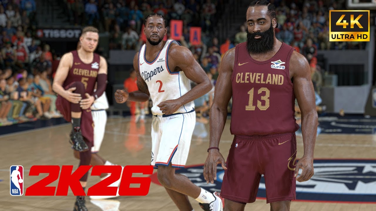 James Harden DEBUT vs Kawhi Leonard!😱 Cavs vs Clippers | NBA 2K26 Sim (Feb 4) 4K Ultra Realistic