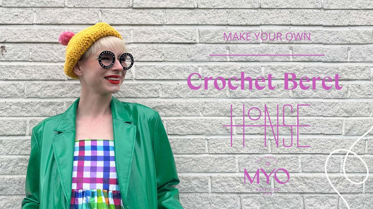How to Crochet Beret |&nbsp;Virka en basker |&nbsp;HONSE X MYO