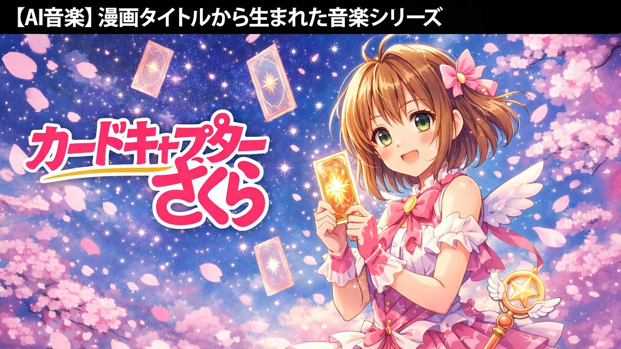 AIが「カードキャプターさくら」という漫画タイトルから連想した楽曲 | Inspired by the Manga Title “Cardcaptor Sakura”