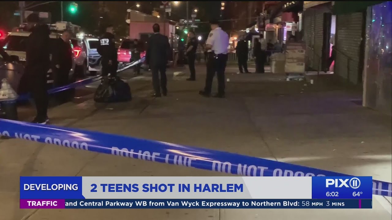 2 teens shot, seriously hurt in Harlem eatery