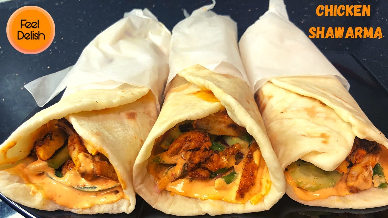 Chicken Shawarma | Home made Chicken Shawarma | Simple & Tasty Shawarma