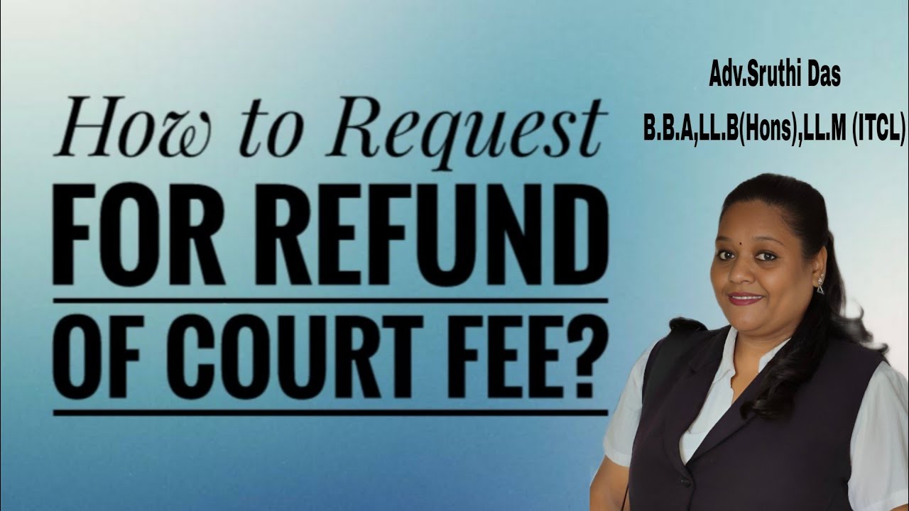 Court fee Refund in a Case already remitted through DCMS Portal 