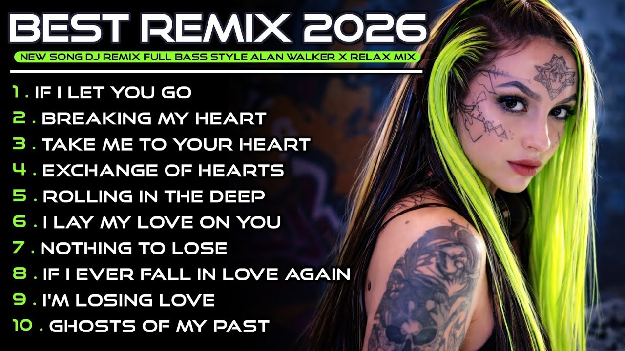 Best Dj Remix Collection | Alan Walker Full Bass Style 2026 #EDM #remix #chill