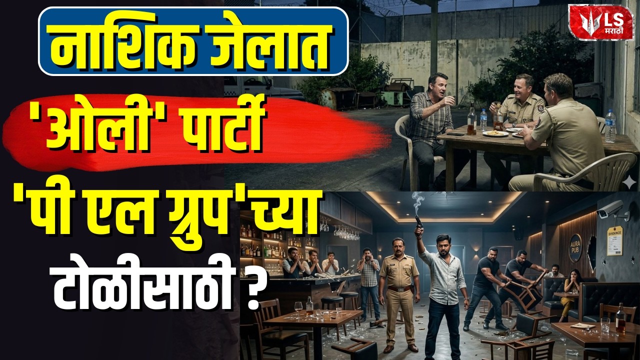 Nashik Crime News | नाशिक जेलात 'ओली' पार्टी'पी एल ग्रुप'च्या टोळीसाठी