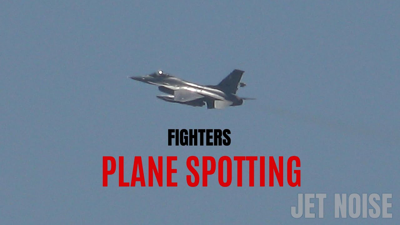 Raw Jet Power | Sound of Afterburners | Pakistan Air Force F-16 Jets | Plane Spotting [No Music]