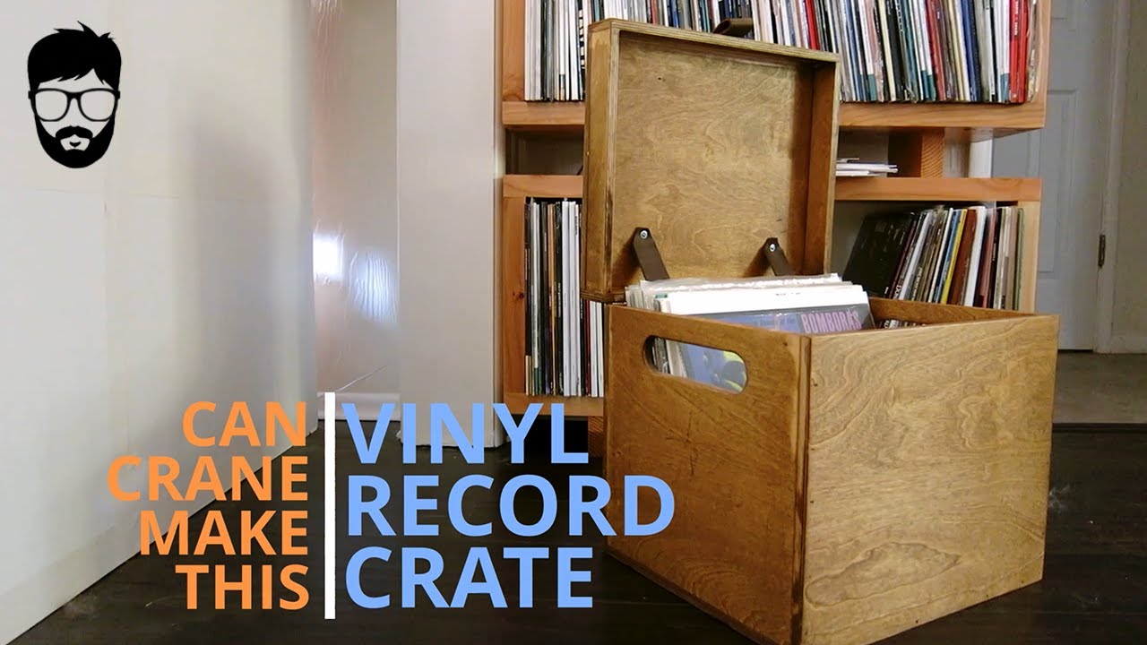 DIY Vinyl Record Storage/Travel Crate from Scrap Plywood