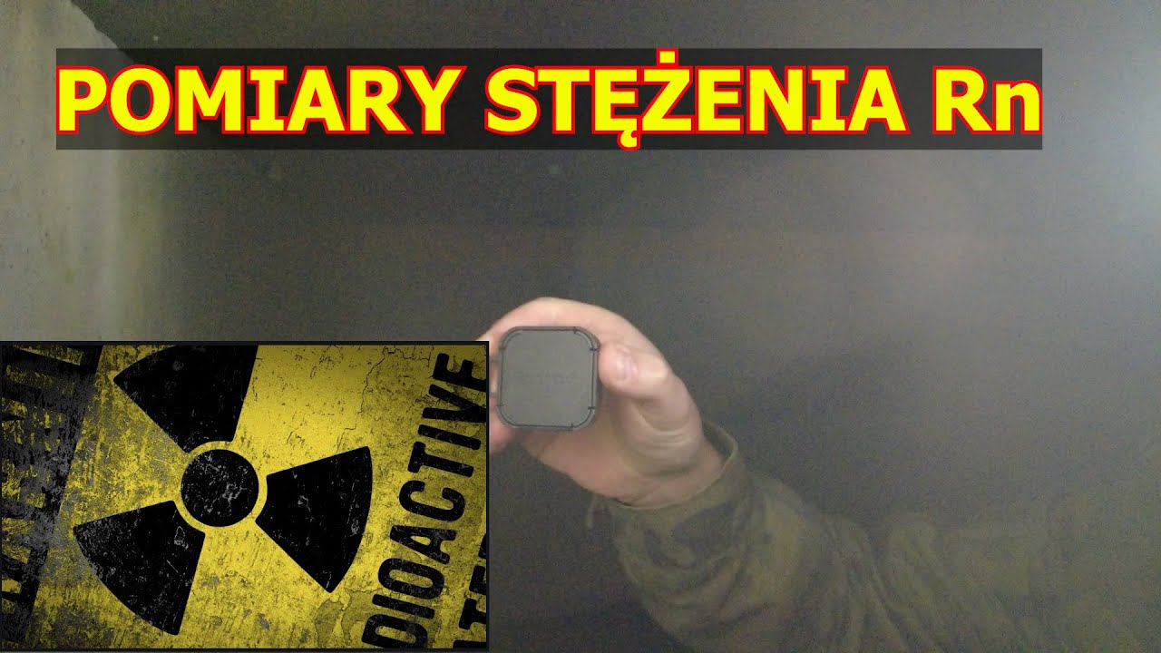 Pomiary stężenia Radonu w kopalni pod domem. Radonova.