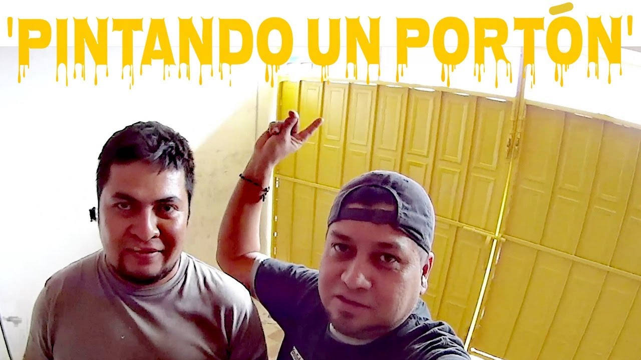 'PINTANDO UN PORTÓN'