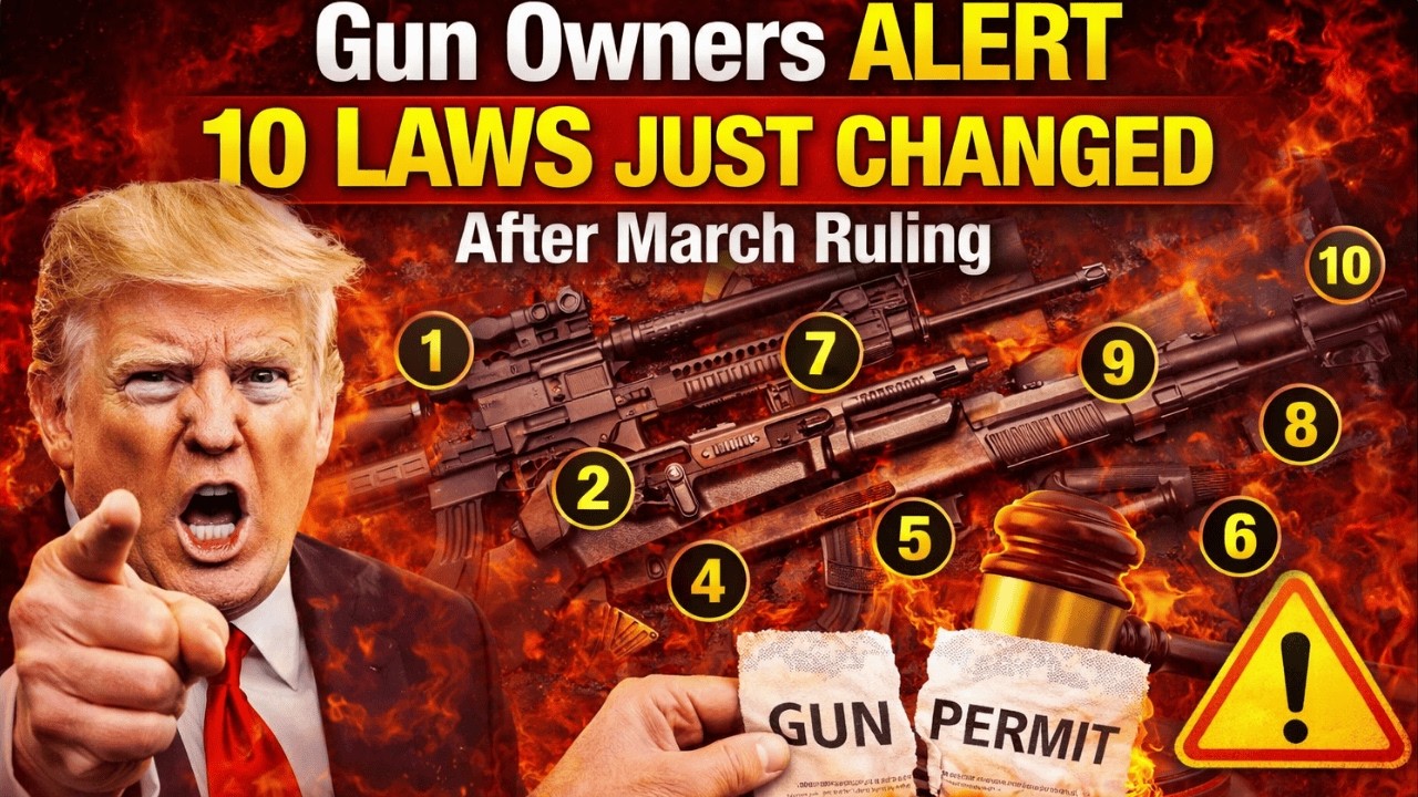 Gun Owners Alert: 10 Laws Just Changed After March Ruling