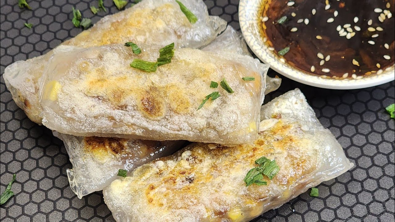 Crispy Rice Paper Dumpling | Rice Paper Rolls |  Unique Chicken Dumpling Recipe