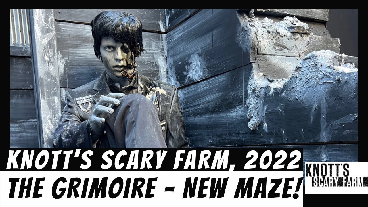 The Grimoire Haunted House Maze | Knott&rsquo;s Scary Farm 2022