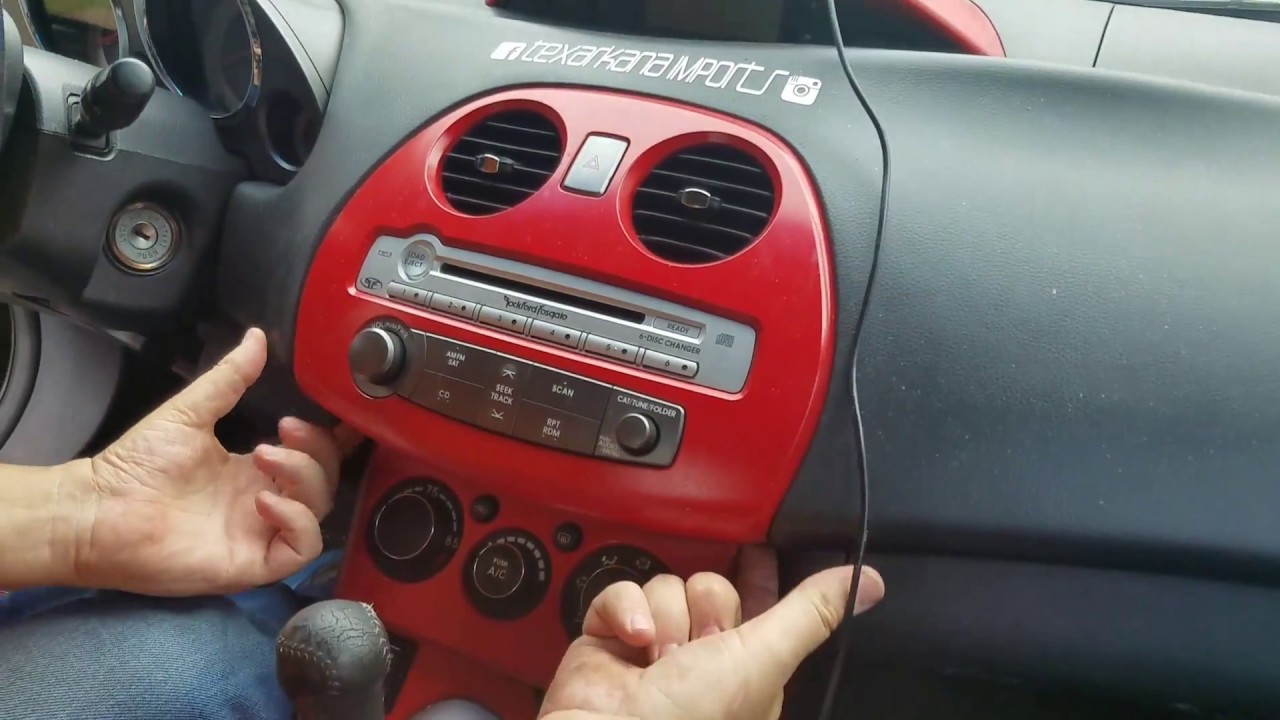 Removing center console in a 4G Eclipse
