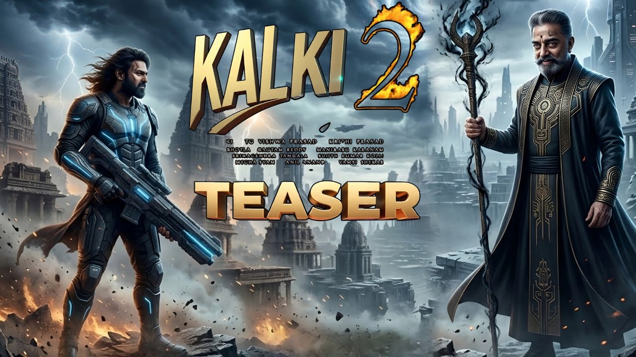Kalki 2  Official Teaser | Prabhas | Kamala hassan | Amitab | Kalki 2 Teaser | Kalki 2 | Sai Pallavi