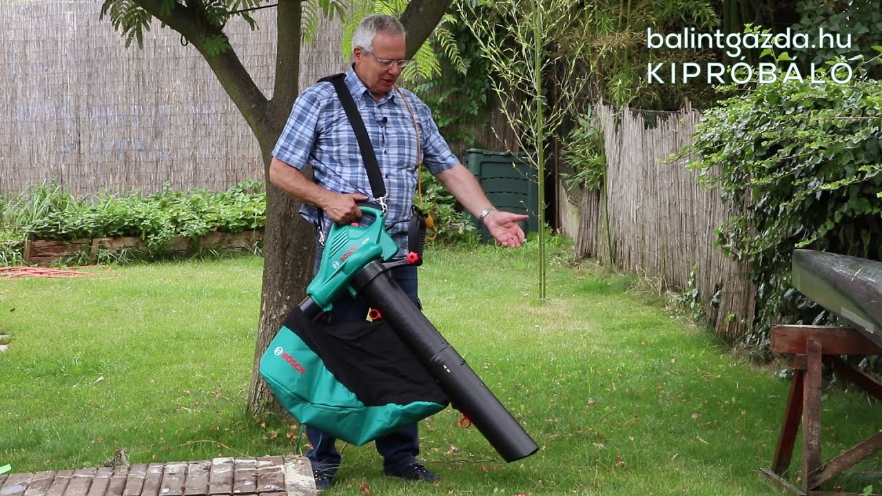 KIPRÓBÁLÓ: Így működik a lombszívó és lombfújó - Bosch ALS 25