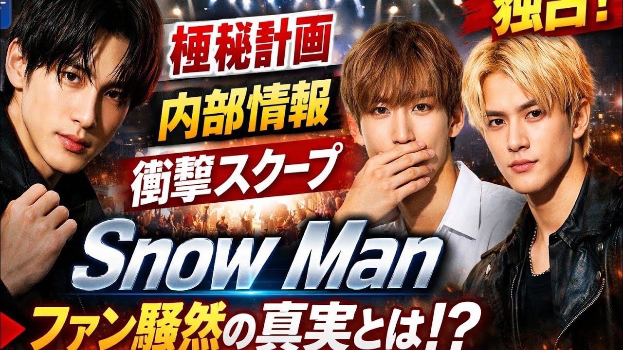 🔥【Snow Man衝撃スクープ】秘密プロジェクト暴露！💥目黒蓮＆メンバーの裏側大公開😱🎤