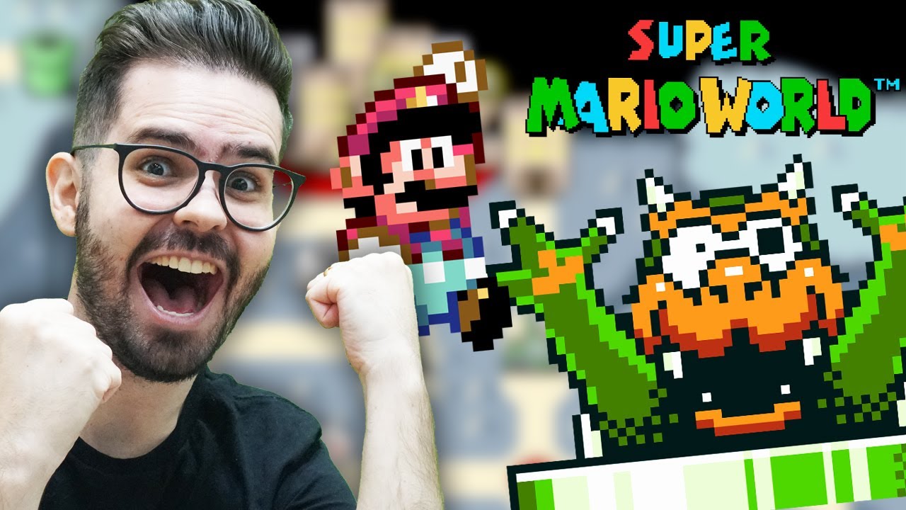 Pai Troll jogando SUPER MARIO WORLD (96 saídas) - FINAL