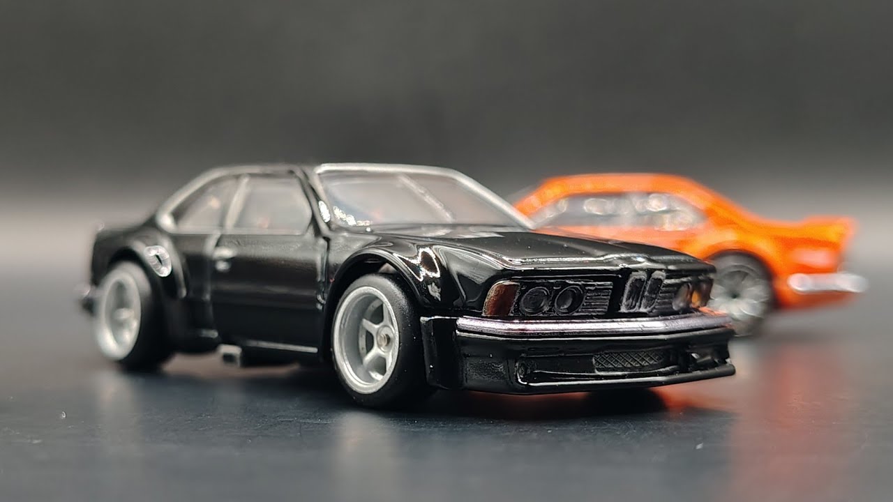 Hot Wheels BMW 635 CSI Custom - Simple Recolor, Wheels, Hand Drawn Details