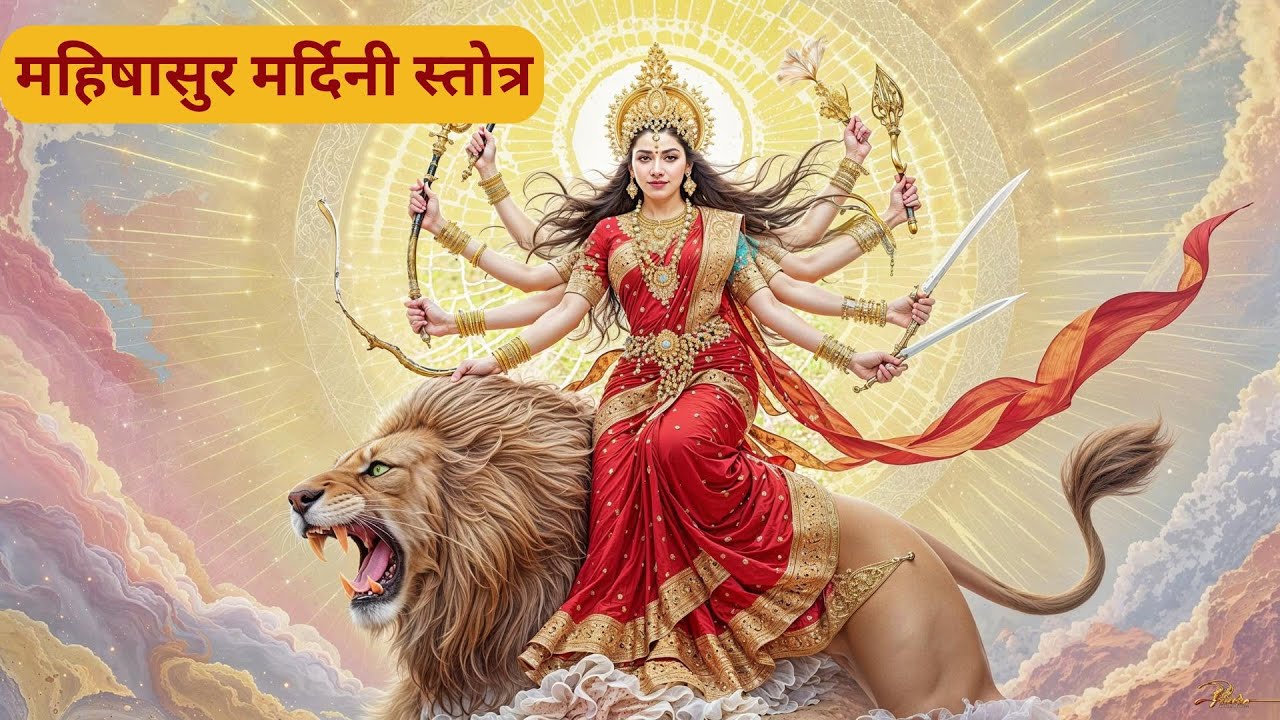 Mahishasura Mardini Stotram |महिषासुर मर्दिनी स्तोत्र | Powerful Durga Stotra - #navratri2025