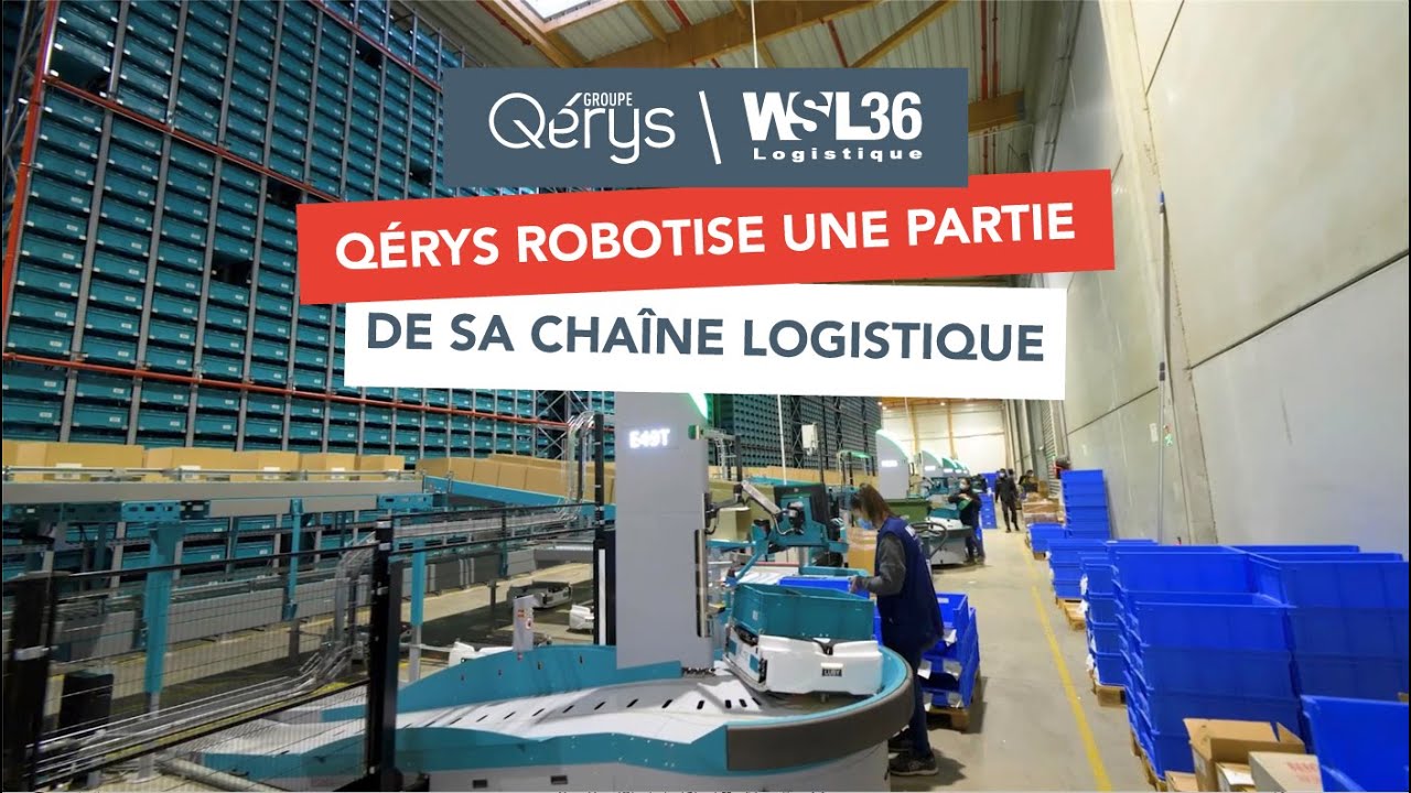 Qérys robotise une partie de sa chaine logistique.