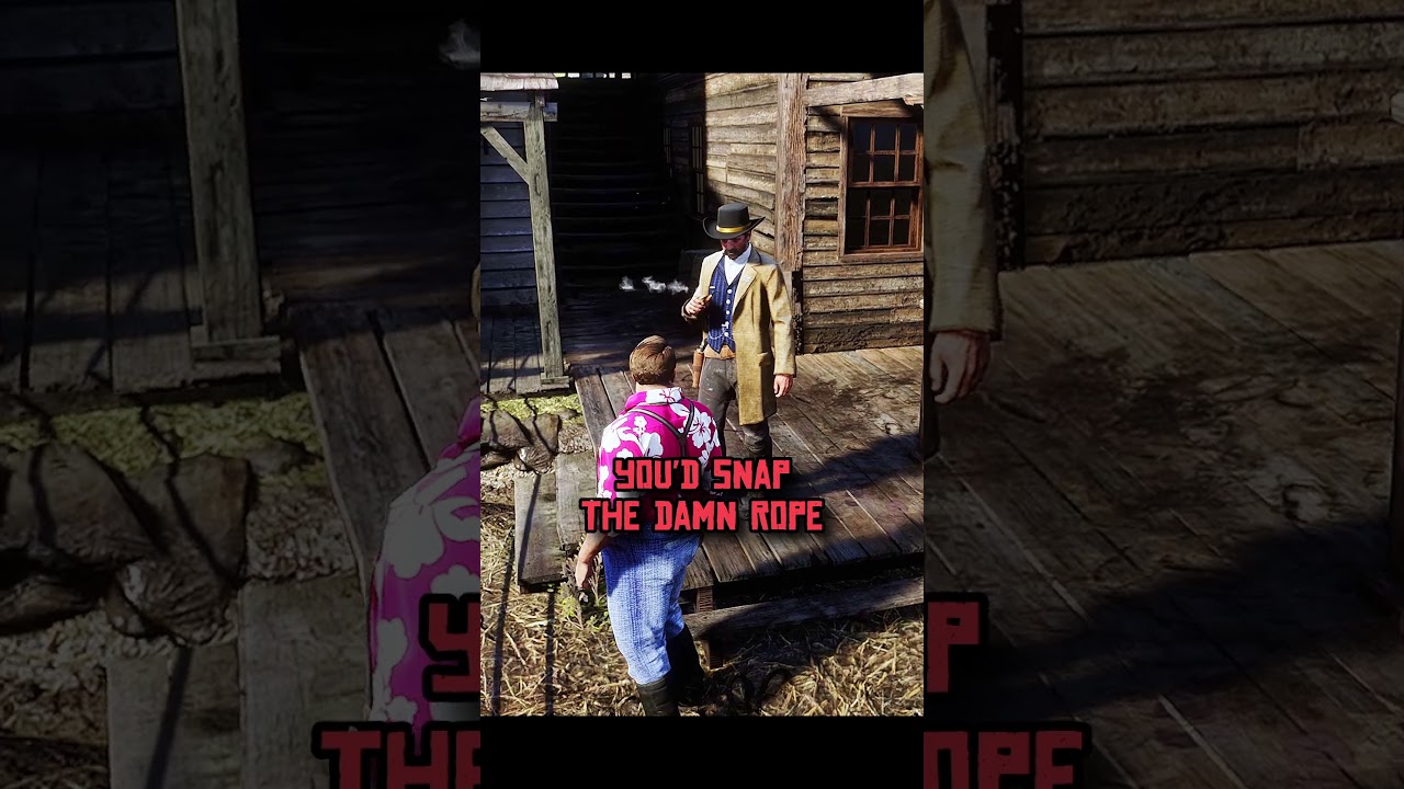 Sheriff's Reaction To Fat Arthur😂 #rdr2 #reddeadredemption
