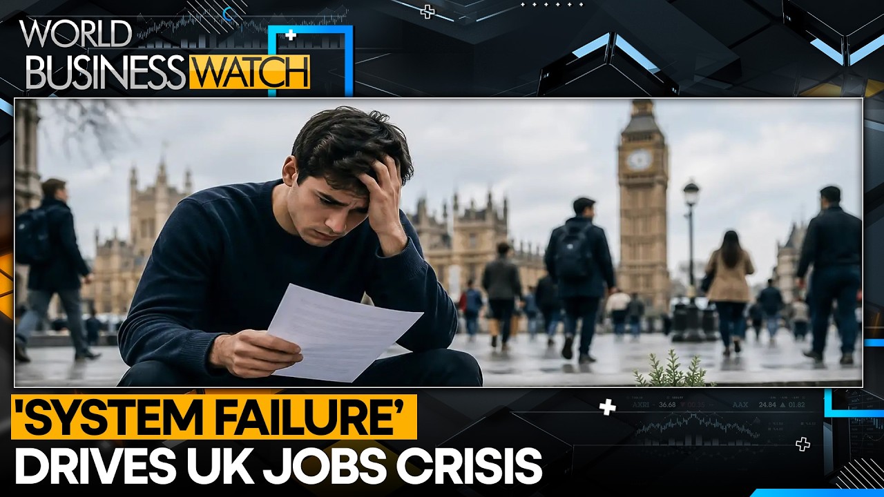UK Youth Job Crisis: Mental Health And AI Worsen UK Youth Jobs Crisis | WION World Business Watch