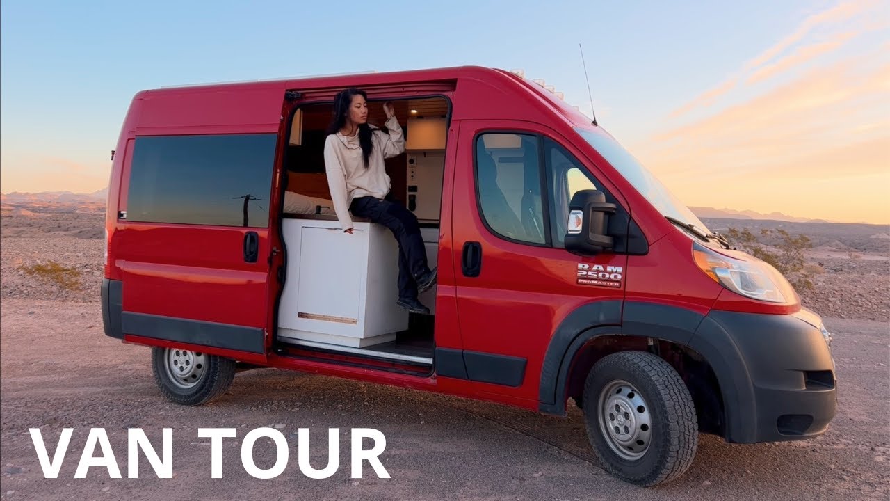 фургонный тур | 2016 Ram Promaster 2500 переоборудование фургона с высокой крышей 136 дюймов