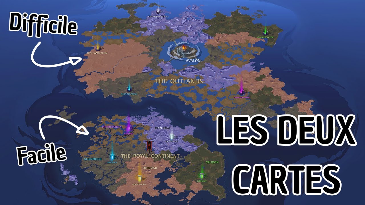 Albion Online : Le Guide Incontournable des Cartes