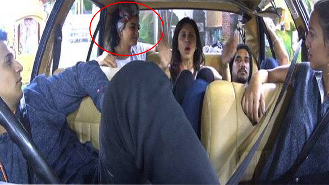 Priya Malik Pees inside the car!