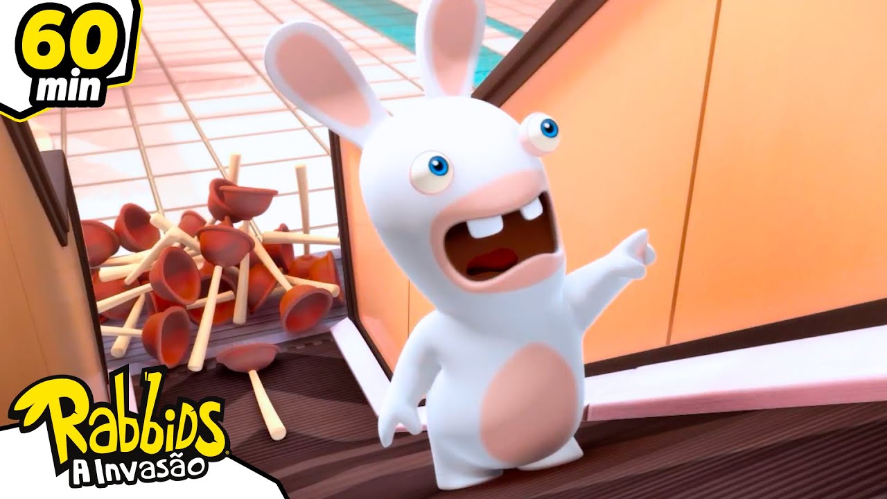 Rabbids invadem a cidade! | Rabbids: A Invas&atilde;o Brasil | Desenho animado em portugu&ecirc;s