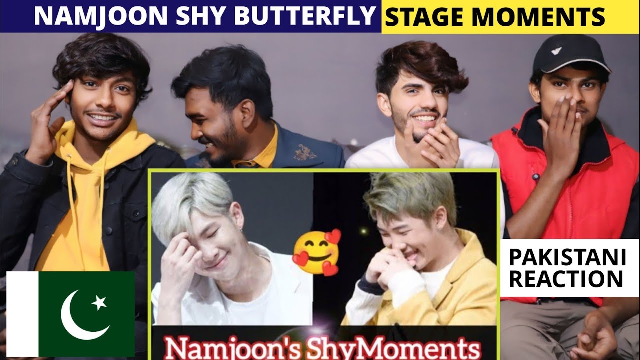 Namjoon Shy Moments With Members - Pakistani Reaction - For You Reaction