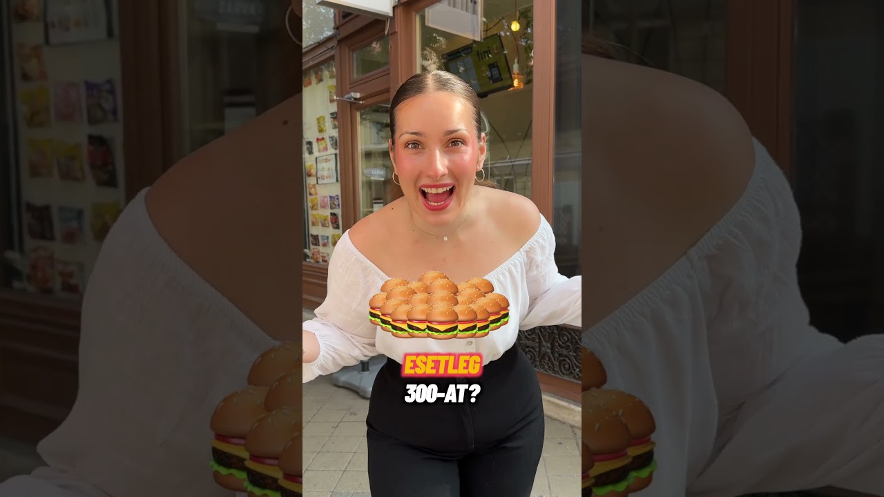 Itt a nagy lehetős&eacute;g, ingyen hambit fogunk osztani! 🤔🍔🎈🎉
