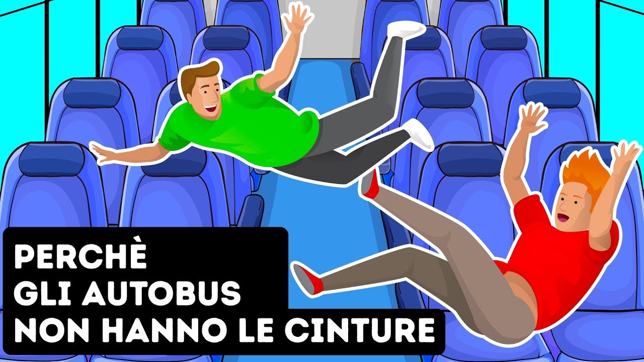 Perché gli autobus non hanno le cinture di sicurezza