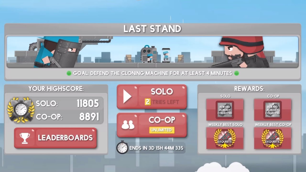Clone armies, Как пройти￼￼ solo ￼Last stand