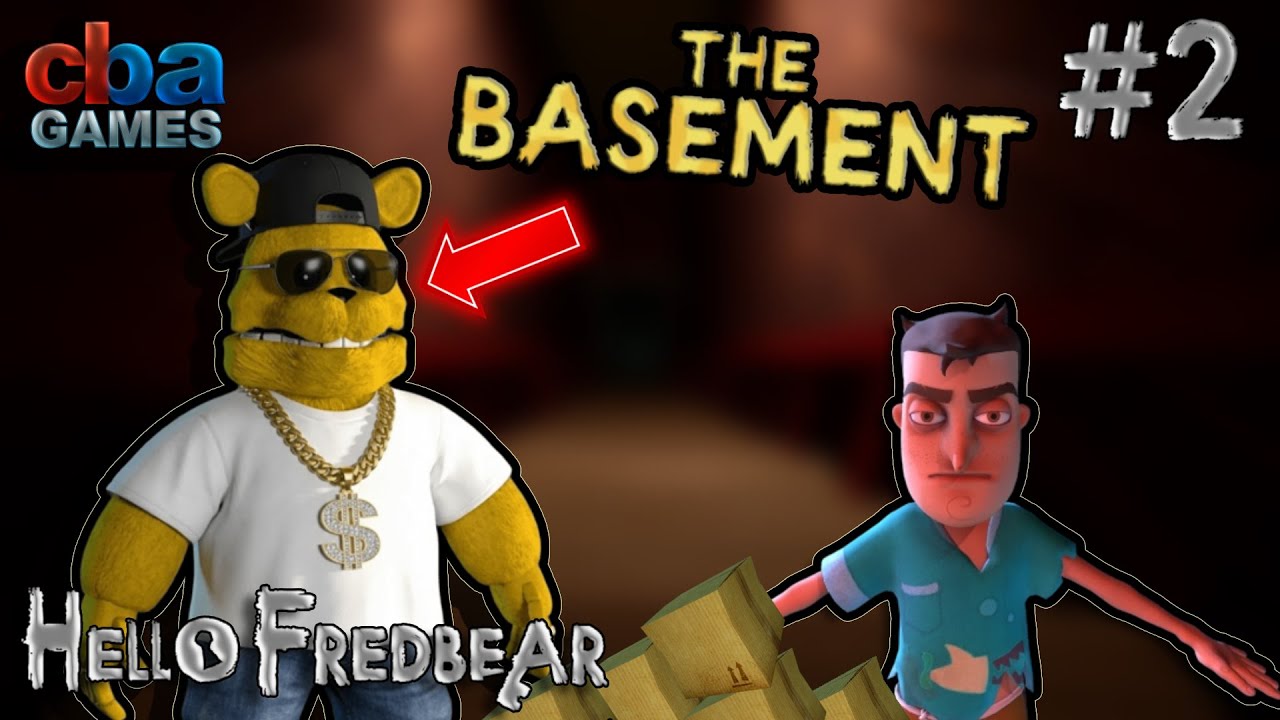 FREDBEAR RUNAWAY! #2 | FREDBEAR'S BASEMENT!! (Hello Neighbour)