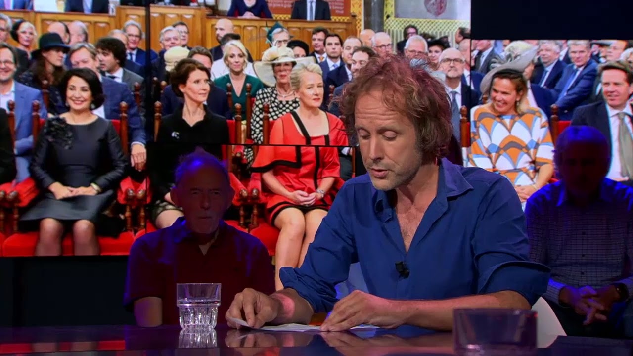 Ronald Snijders met zijn versie van de troonrede