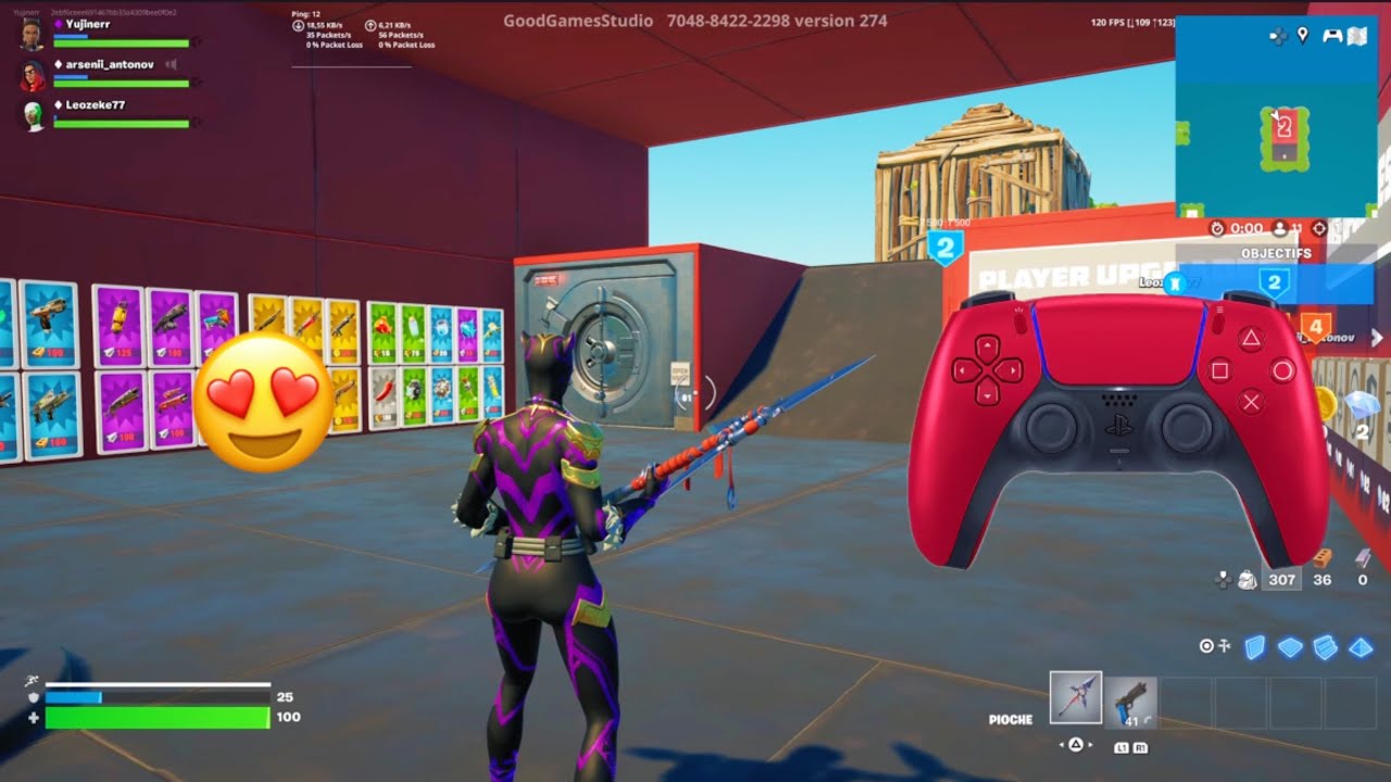 Fortnite Bedwars Gameplay PS5