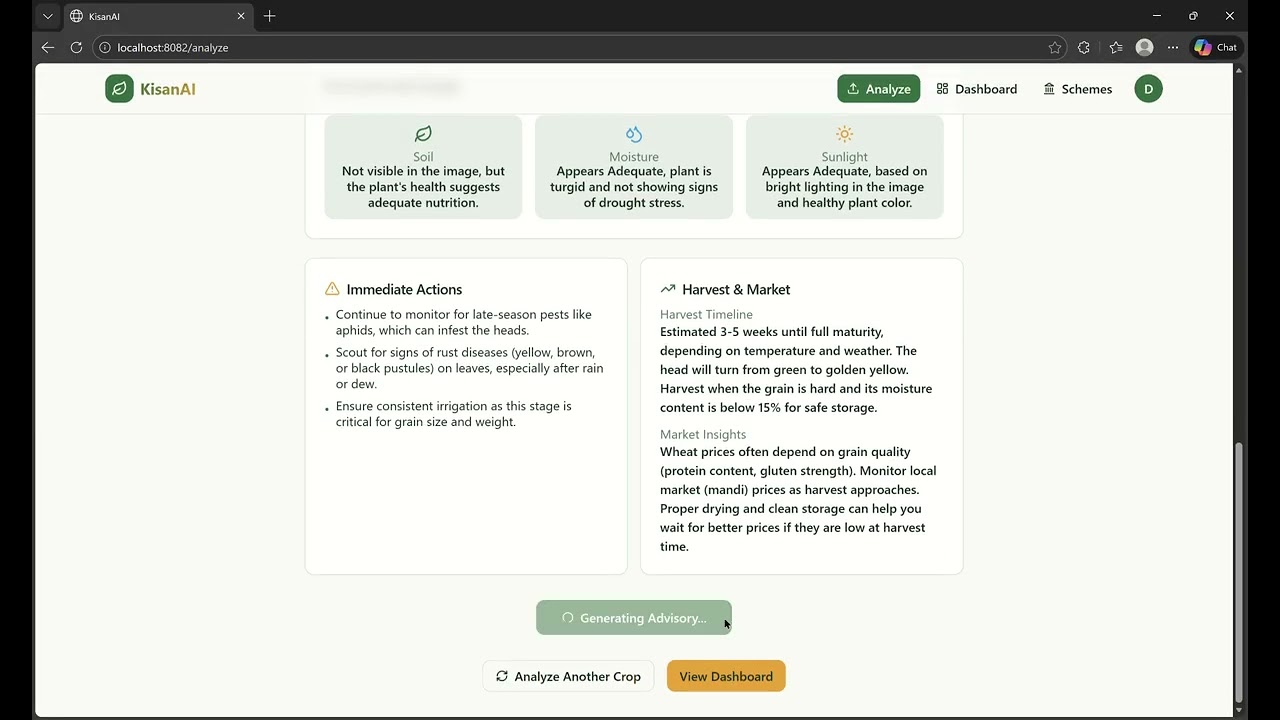 KisanAI - Plot level AI for Small Farmers