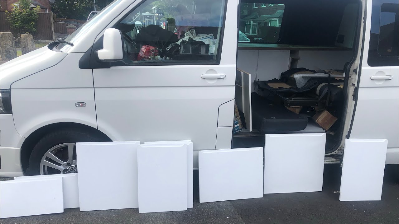 Volkswagen Transporter T5 Camper van build Building the units for my Project.