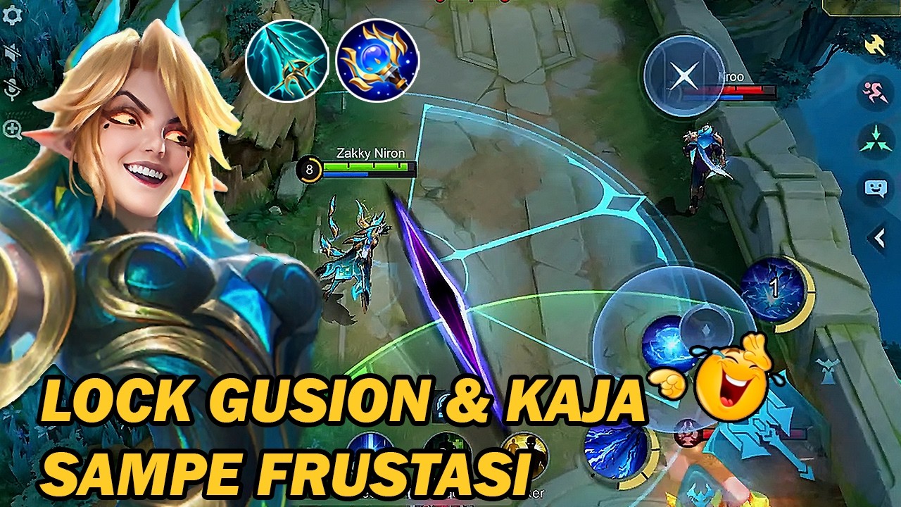 EUDORA MODE DENDAM!! LOCK GUSION & KAJA SI PALING JAGO SAMPE KESAL‼️- MLBB