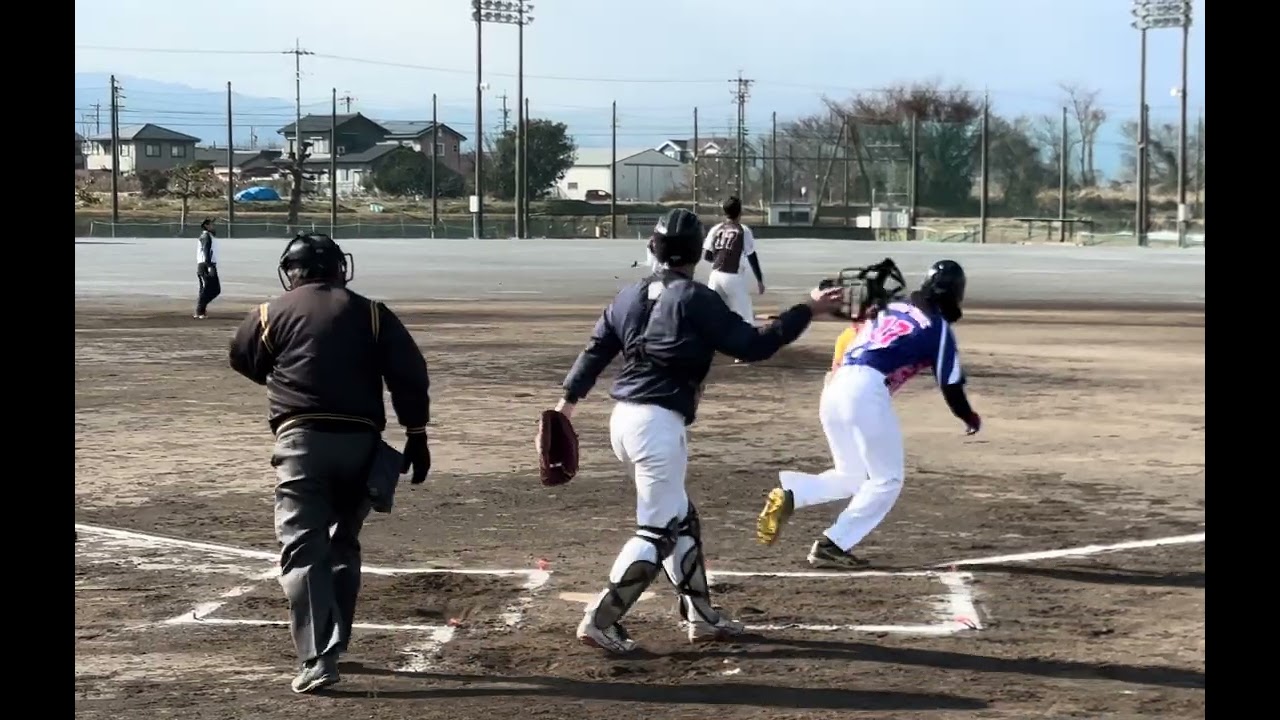 20260201-1/2 愛西市野球部戦 第一試合　3対1
