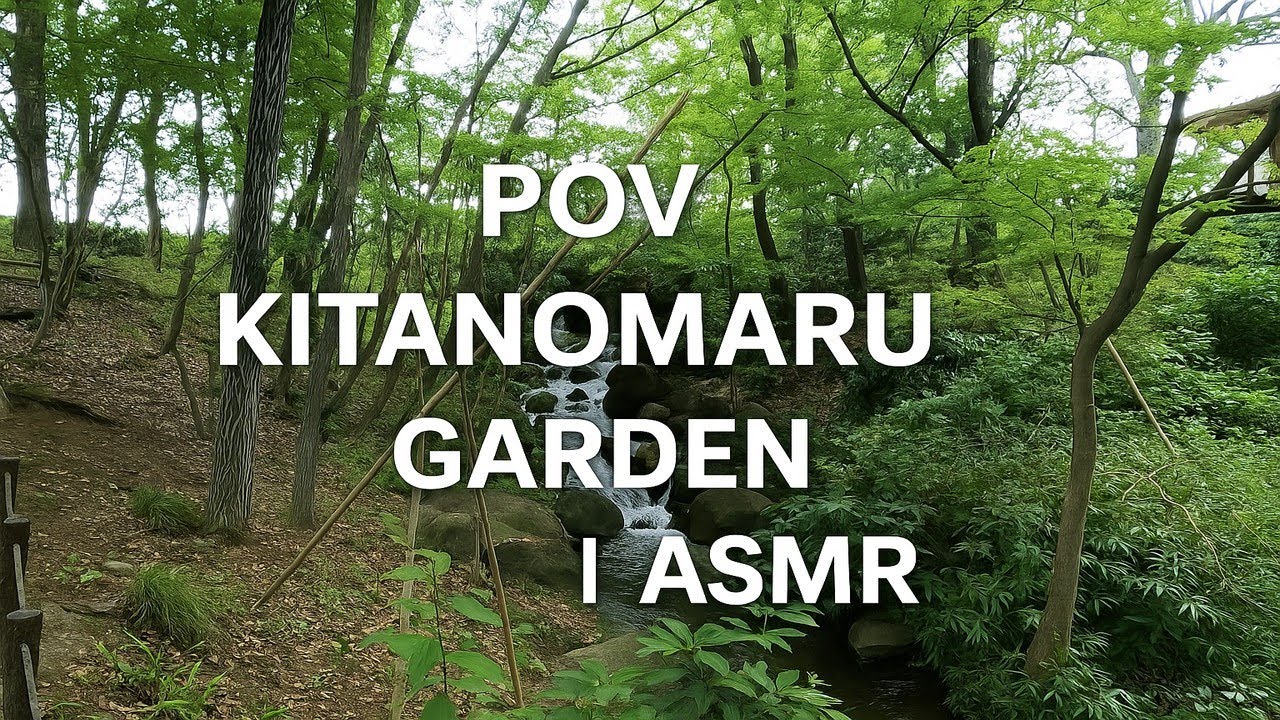 Walking in Japan - Kitanomaru Garden in Tokyo