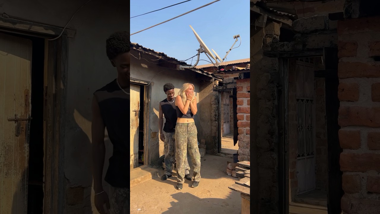 Seeing the house my boyfriend grew up in for the first time🥹❤️ #tanzania #africa #couple