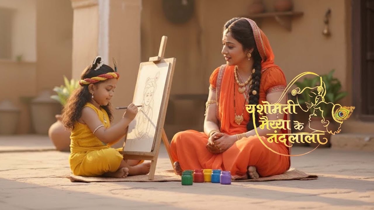 देखिये कान्हा ने बनाई कैसे अपनी माँ के लिए तस्वीर | YMKN | #krishna Serial
