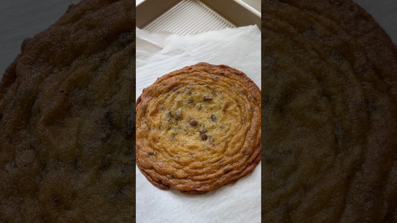 Single Serving Thin & Crispy Chocolate Chip Cookie