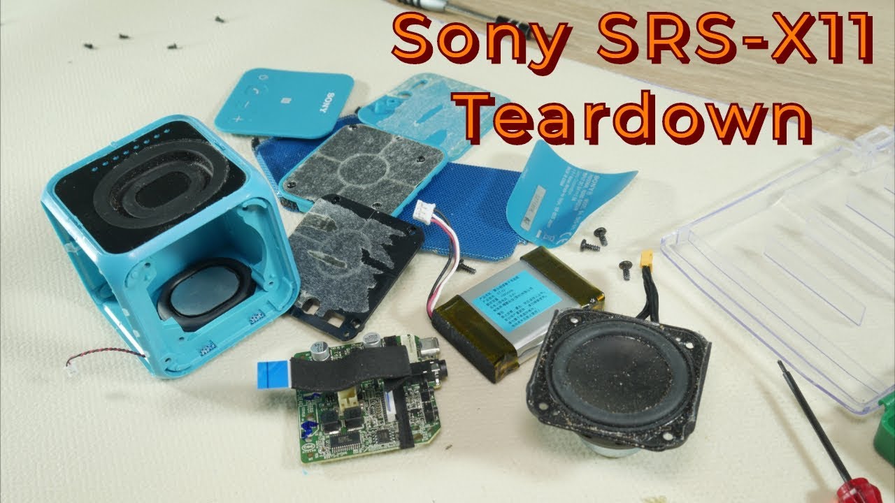 ЧТО ВНУТРИ акустику Sony SRS-X11