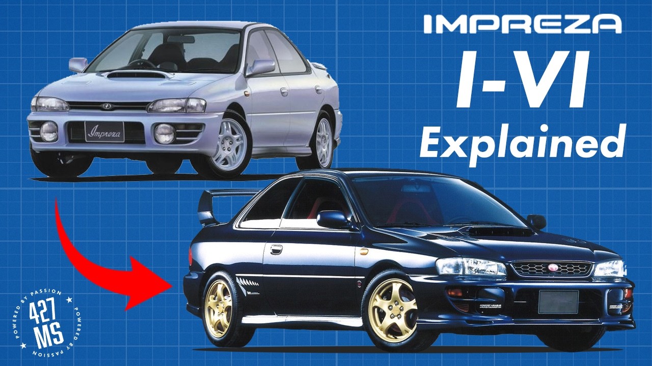 A beginner's guide to the First Gen Subaru Impreza Versions